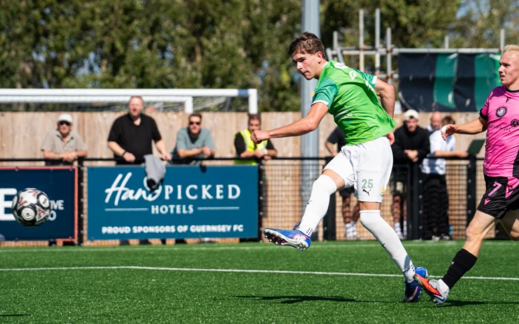 Dylan Graham scores his first goal for GFC